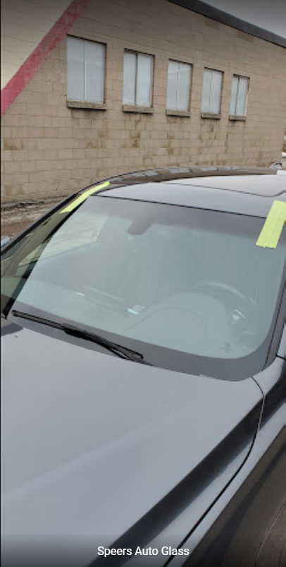 complete windshield replacement job by Speers Auto Glass