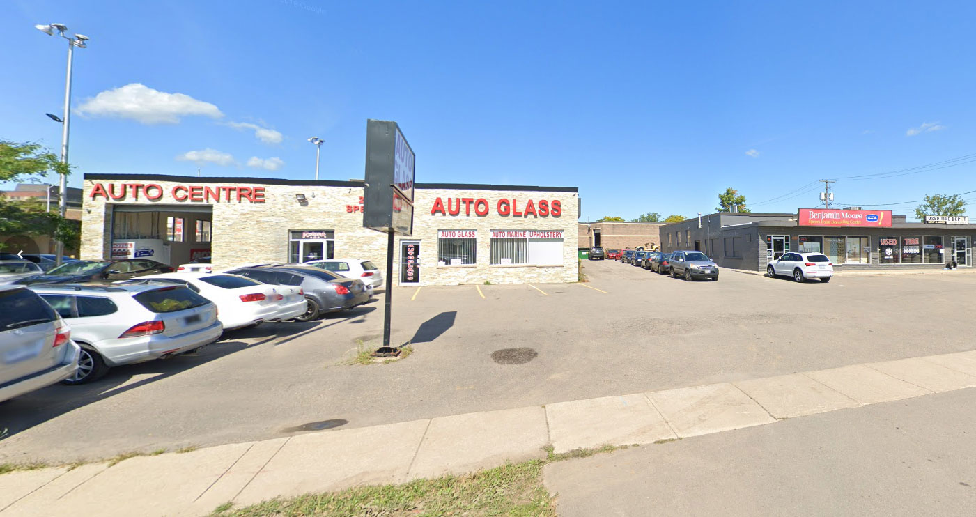 Speers Auto Glass head office street view from Speers road Oakville